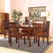 Baxton Studio Luisa Modern and Contemporary Two-Tone Dark Brown and Walnut Brown Finished Wood 5-Piece Dining Set 178-11384-8026-Zoro - alternate 5